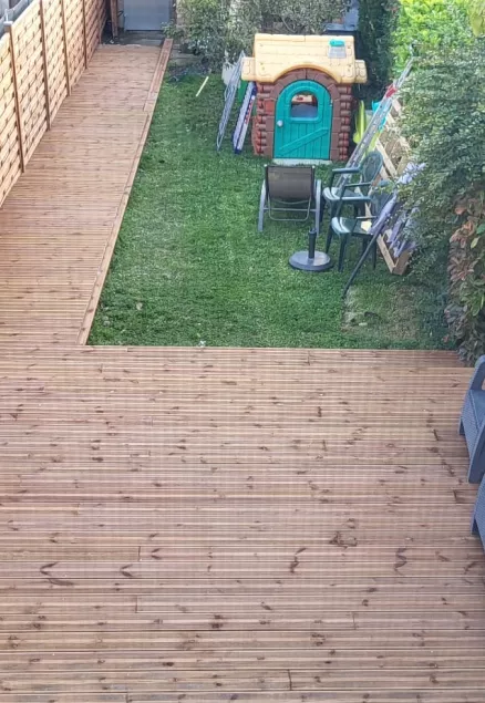 Terrasse bois Après