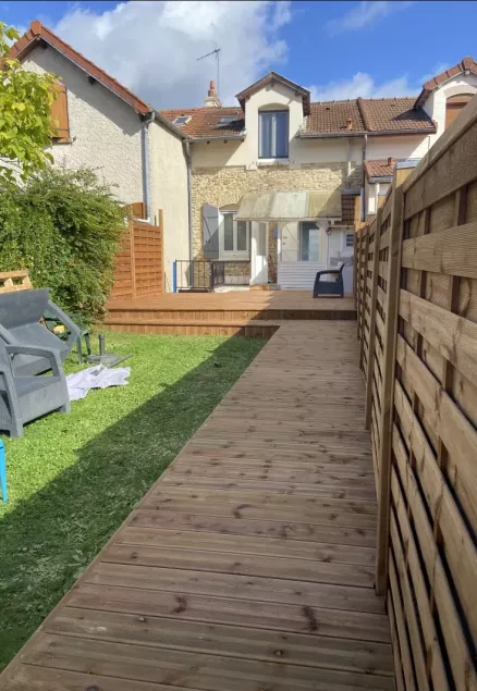 Terrasse en bois Après